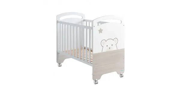 Barrera de cama para bebé, 150 x 65 cm. Modelo osito y luna